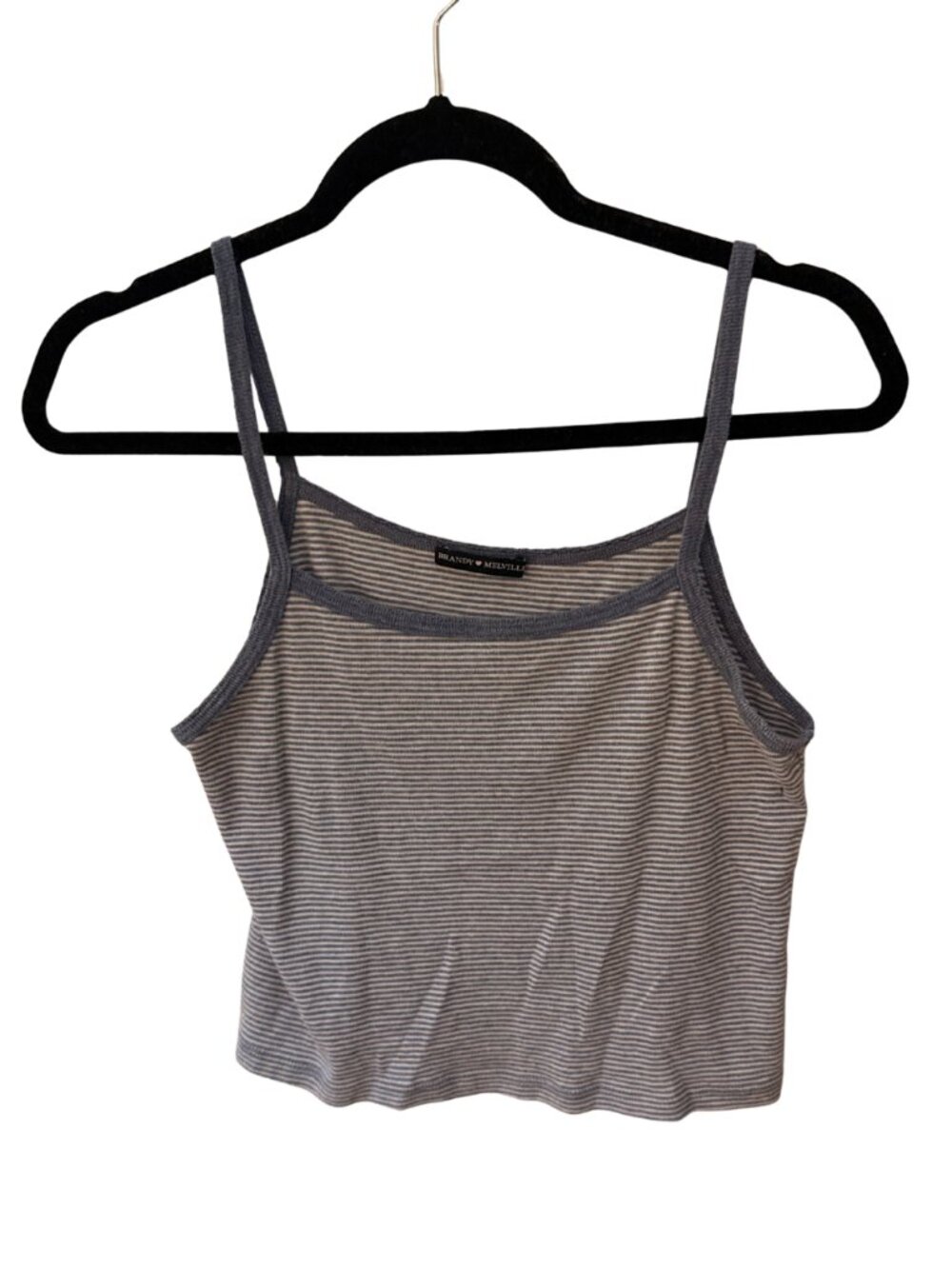 Brandy Melville Blue Striped Tank Top